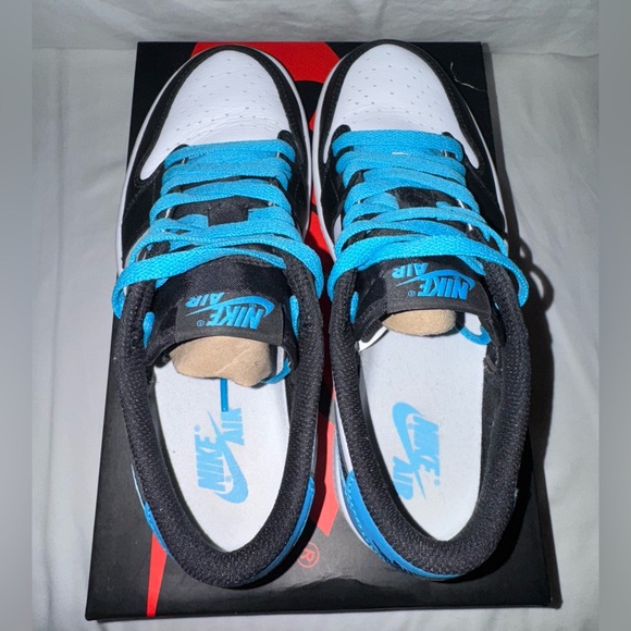 Air Jordan 1 Retro Low OG Powder Blue - Picture 5 of 6